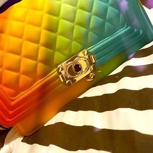 Rainbow purse